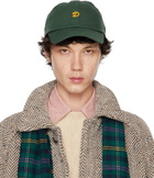 Drake's Green Chainstitch 'D' Baseball Cap