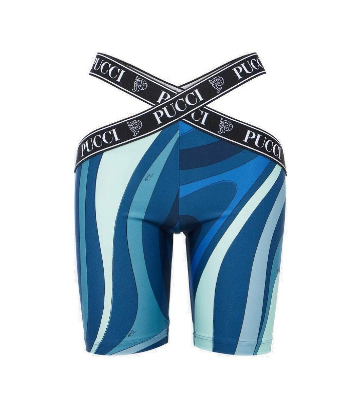 Photo: Pucci Printed biker shorts