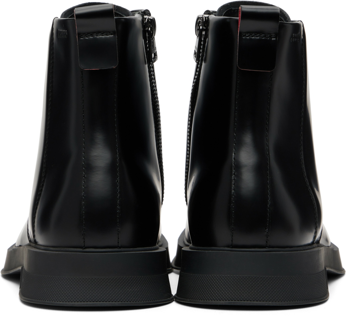 Hugo Black Leather Boots
