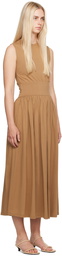 TOTEME SSENSE Exclusive Brown Tee Midi Dress