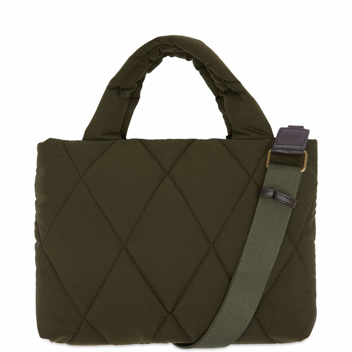 Barbour Women's Mariah Mini Quilted Tote Bag in Olive Barbour
