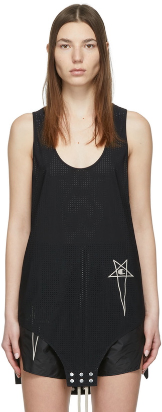 Photo: Rick Owens Black Champion Edition Basketball Tank Top
