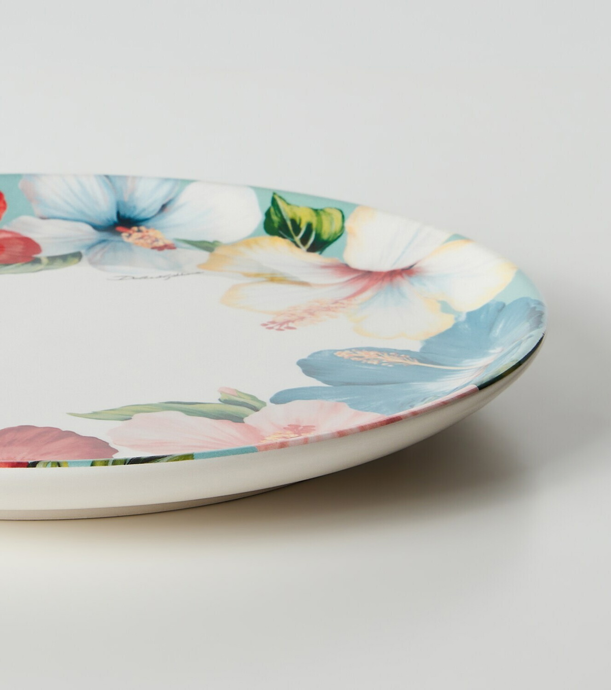 Dolce&Gabbana Casa Floral ceramic dinner plate