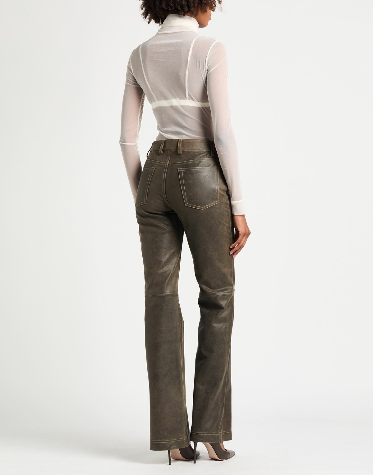 Maison Margiela Womens Bodysuit Cream