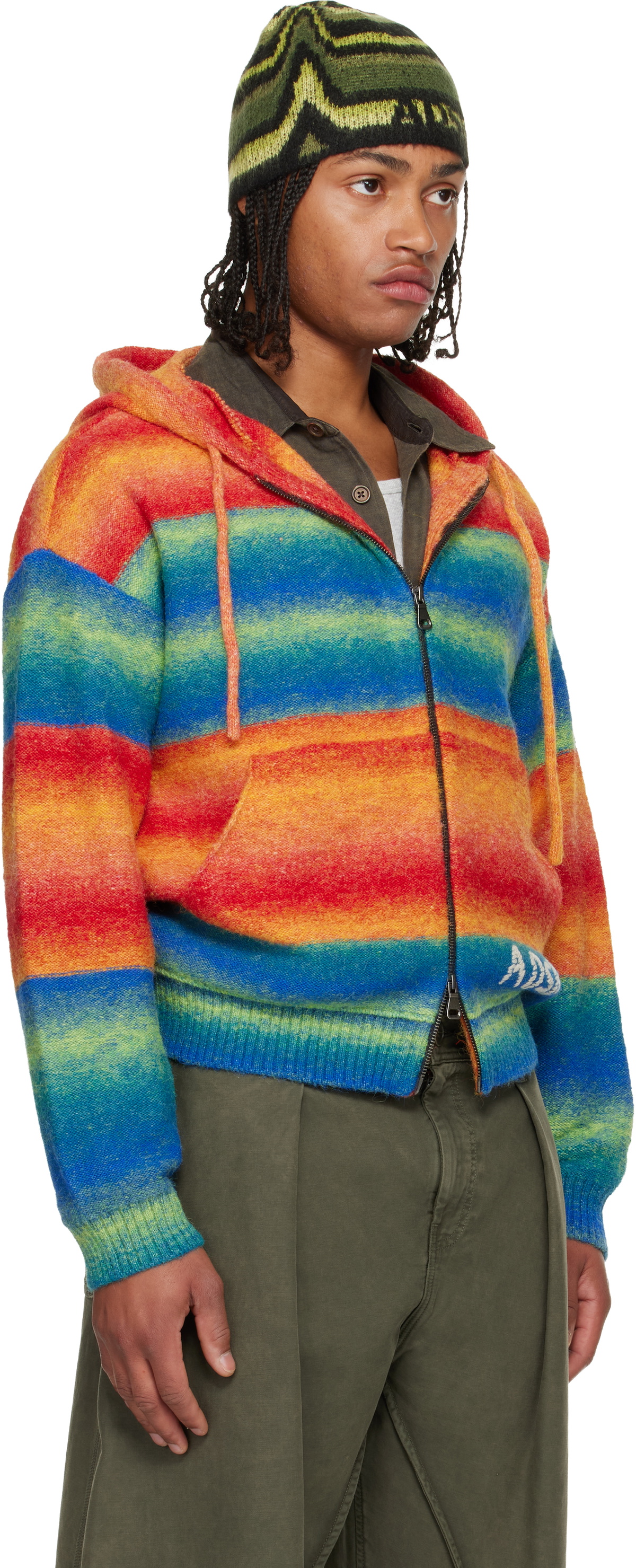 Andersson Bell Orange & Blue Gradient Hoodie