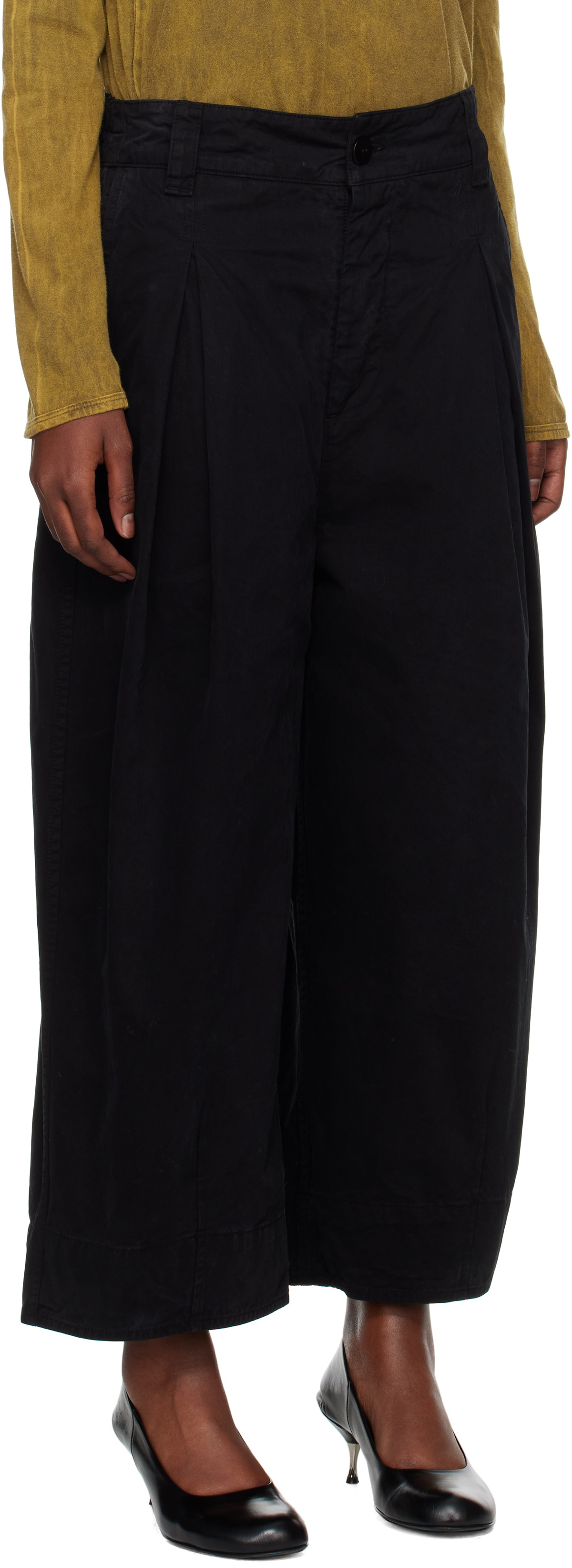 Toogood Black 'The Etcher' Trousers
