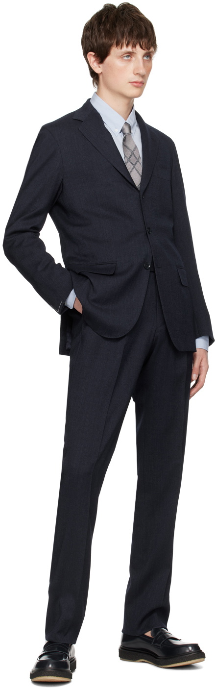 Ring Jacket Navy Tropical Wool Suit