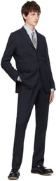 Ring Jacket Navy Tropical Wool Suit