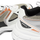 Axel Arigato Men's Marathon Sneakers in White/Black/Orange