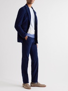 Massimo Alba - Straight-Leg Cotton-Corduroy Trousers - Blue