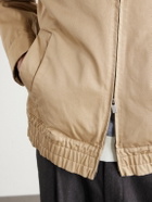 Barena - Cotton-Gabardine Blouson Jacket - Neutrals