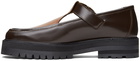 Ernest W. Baker Brown Platform Monkstraps