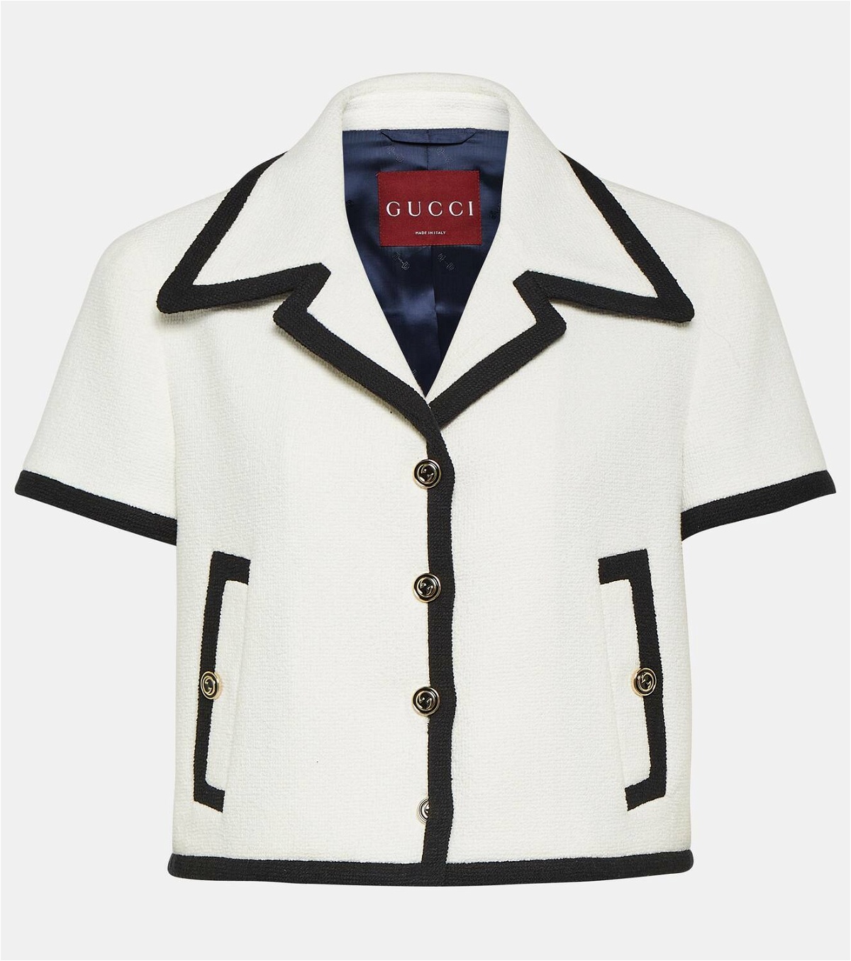 Gucci Cotton-blend tweed jacket