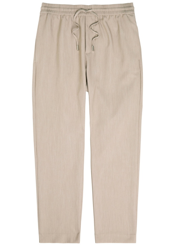 Photo: Raith Emilio Everyday Drawstring Woven Trousers Taupe