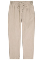 Raith Emilio Everyday Drawstring Woven Trousers Taupe