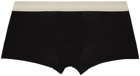 Calvin Klein Underwear Three-Pack Black Low-Rise Trunk Boxers