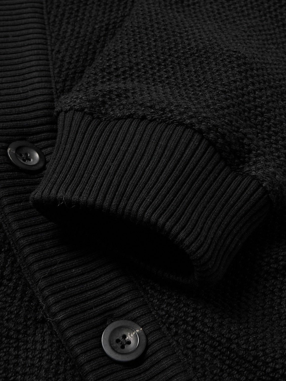 Mr P. - Cotton Cardigan - Black