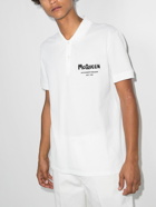 ALEXANDER MCQUEEN - Graffiti Organic Cotton Polo Shirt