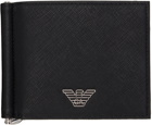 Emporio Armani Black Faux-Leather Wallet