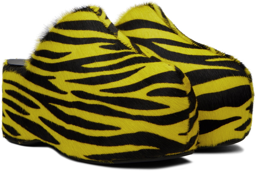 SIMONMILLER Yellow & Black Platform Bubble Slip-On Loafers