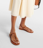 Chloé Marcie leather thong sandals