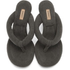 YEEZY Black Fleece Thong Sandals