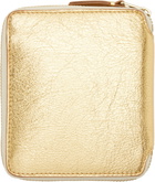 COMME des GARÇONS WALLETS Gold Zip Wallet