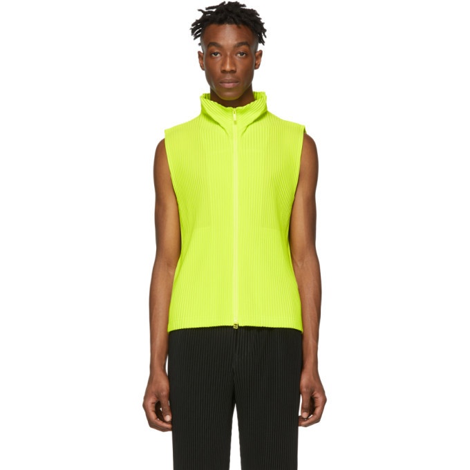 Photo: Homme Plisse Issey Miyake Yellow MC March Vest