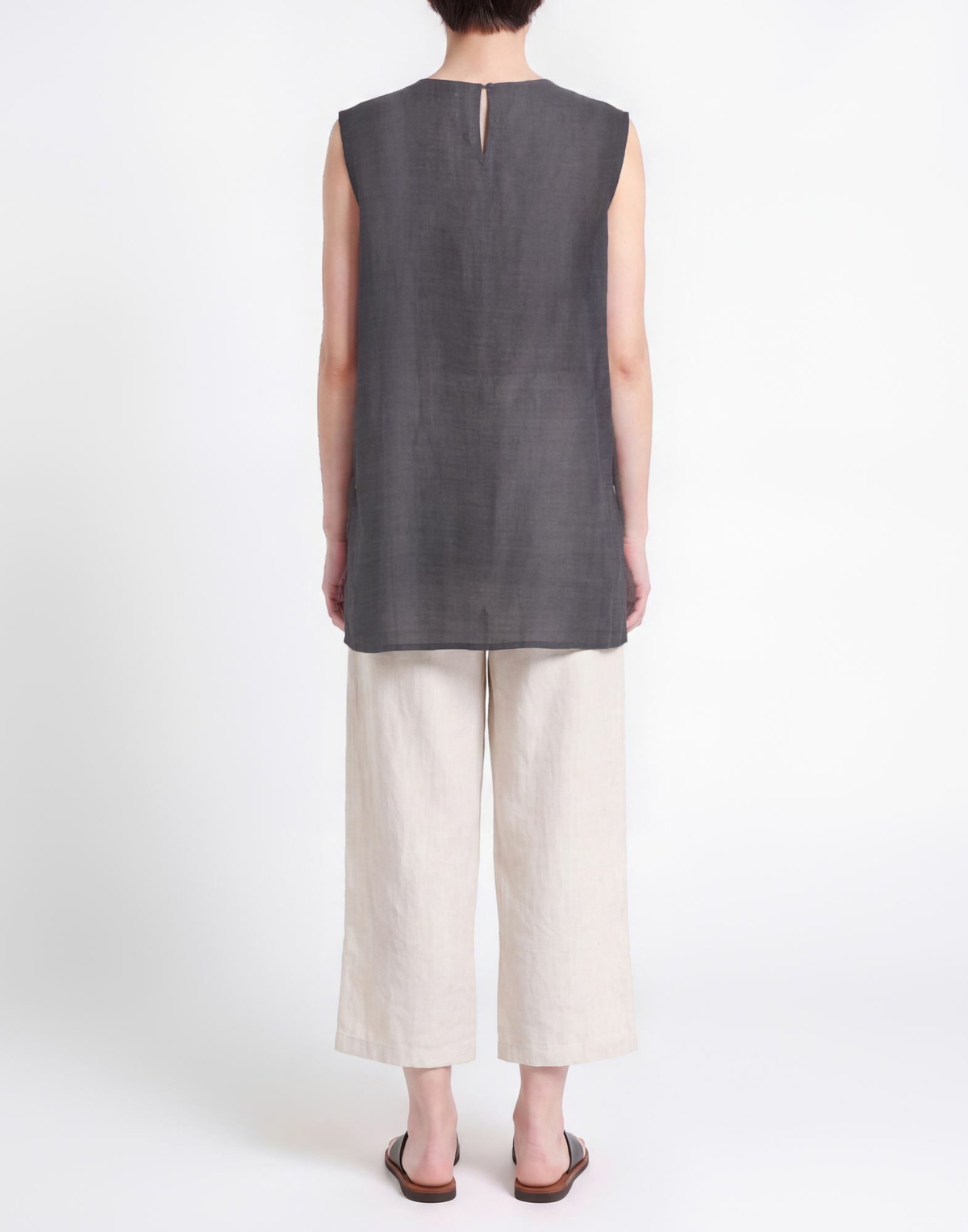 Alessia Santi Womens Top Charcoal