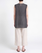 Alessia Santi Womens Top Charcoal