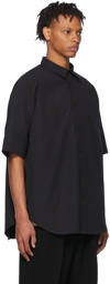 N.Hoolywood Black Cotton Shirt