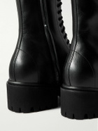 Balenciaga - Stomper Leather Boots - Black