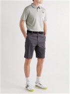 Castore - Tota Logo-Print Recycled Piqué Golf Polo Shirt - Gray