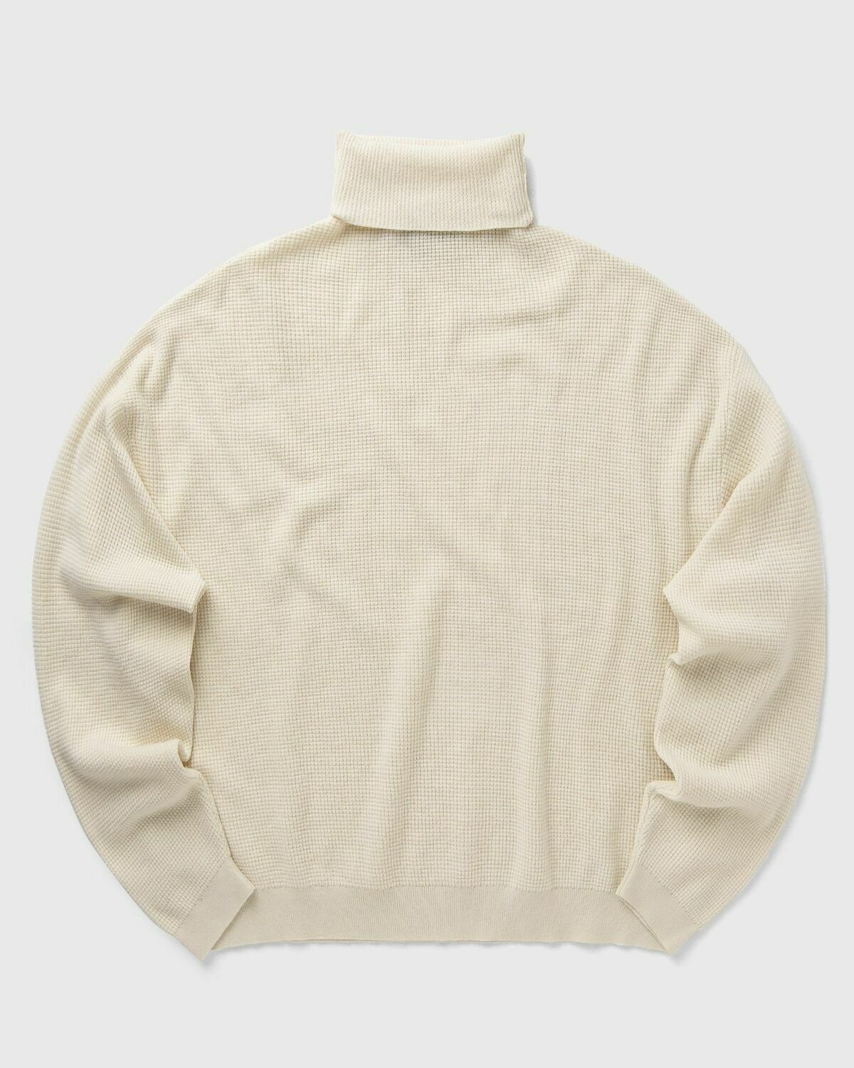 Fear of God Essentials WAFFLE TURTLENECK Beige Mens Pullover