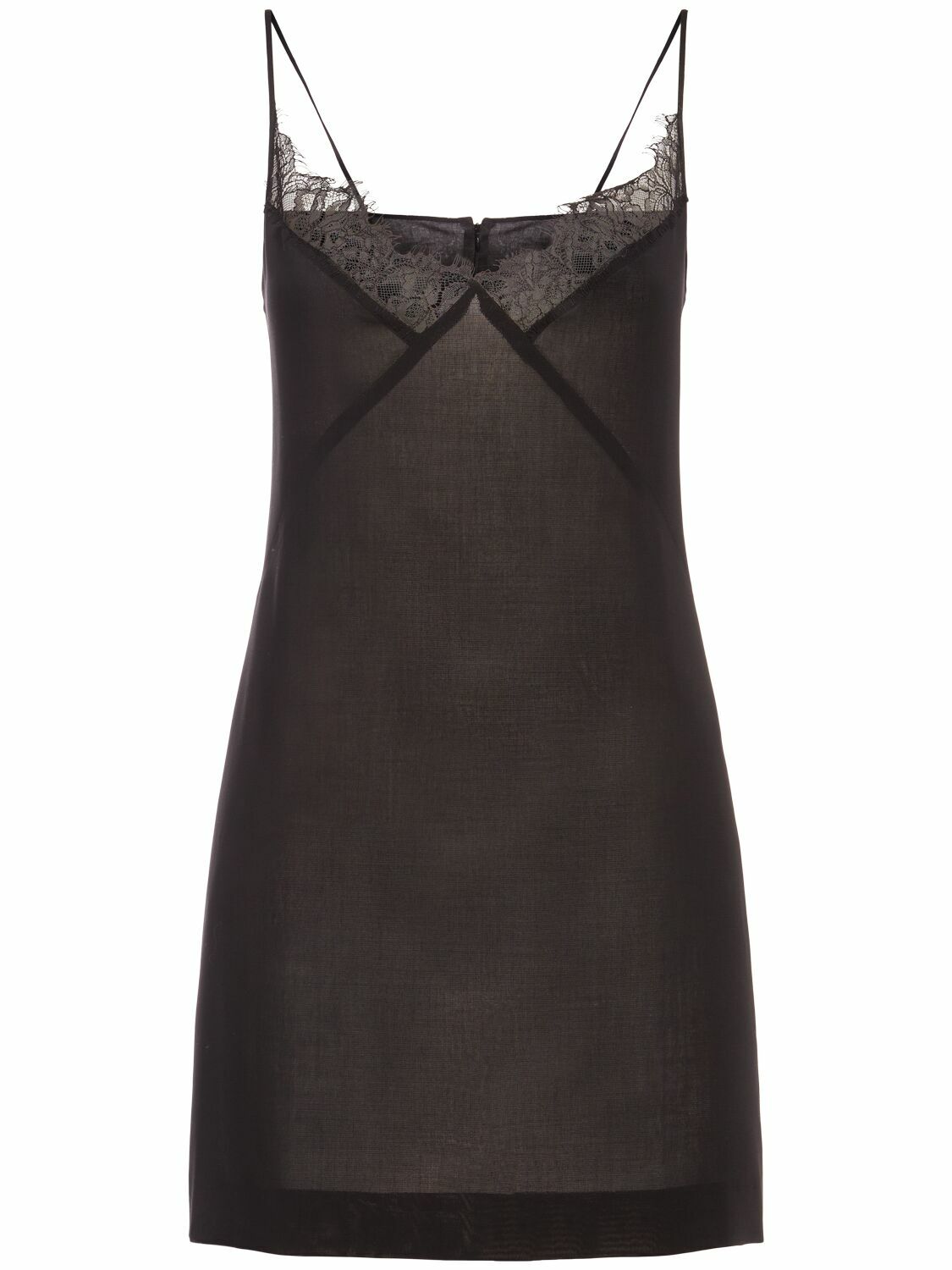 Navy Gauze Mini Dress main image 0