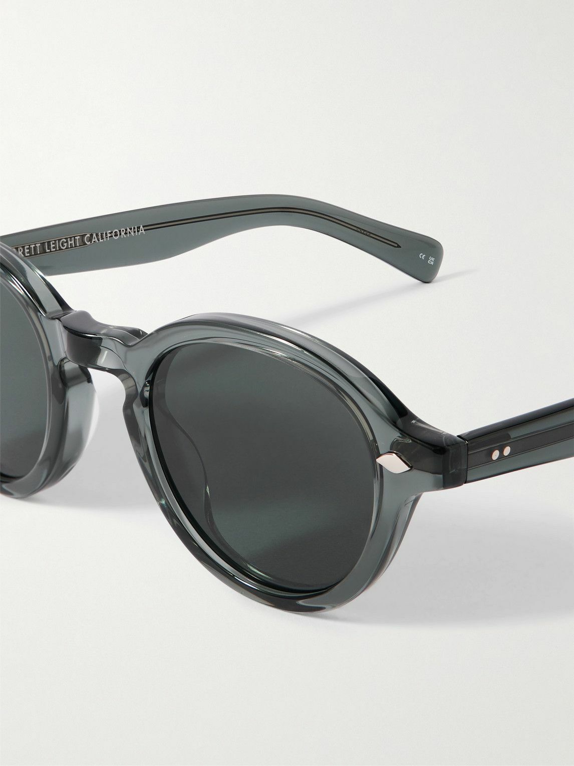 Garrett Leight California Optical - Flipper Round-Frame Acetate Sunglasses