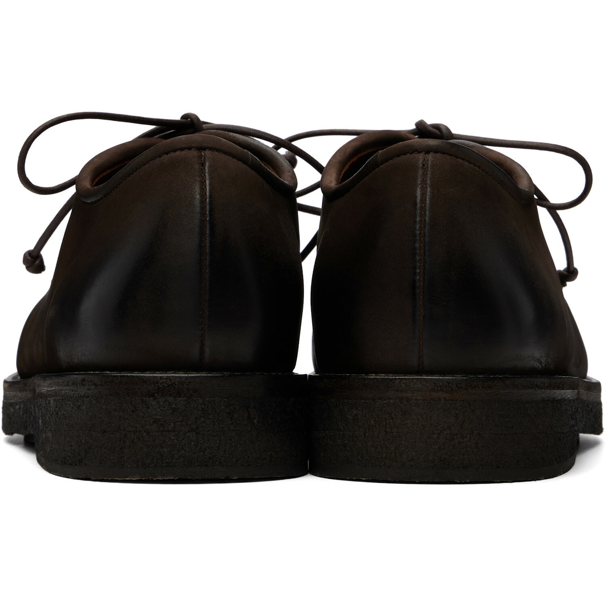Marsèll Brown Moccar Leather Oxfords