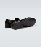 Brioni Appia leather penny loafers