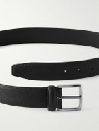 Anderson's - 3.5cm Full-Grain Leather Belt - Black