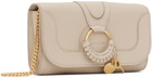 See by Chloé Beige Hana Chain Wallet Bag