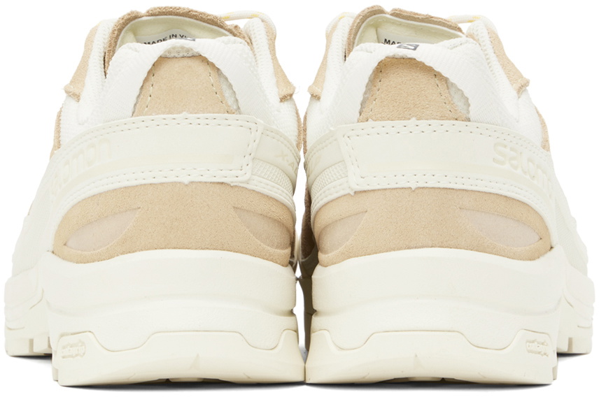 Salomon Off-White & Beige X-Alp Leather Sneakers Salomon Salomon Off-White & Beige X-Alp Leather Sneakers Salomon