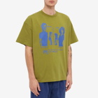 Brain Dead Men's Environmental Apocalypse T-Shirt in Moss