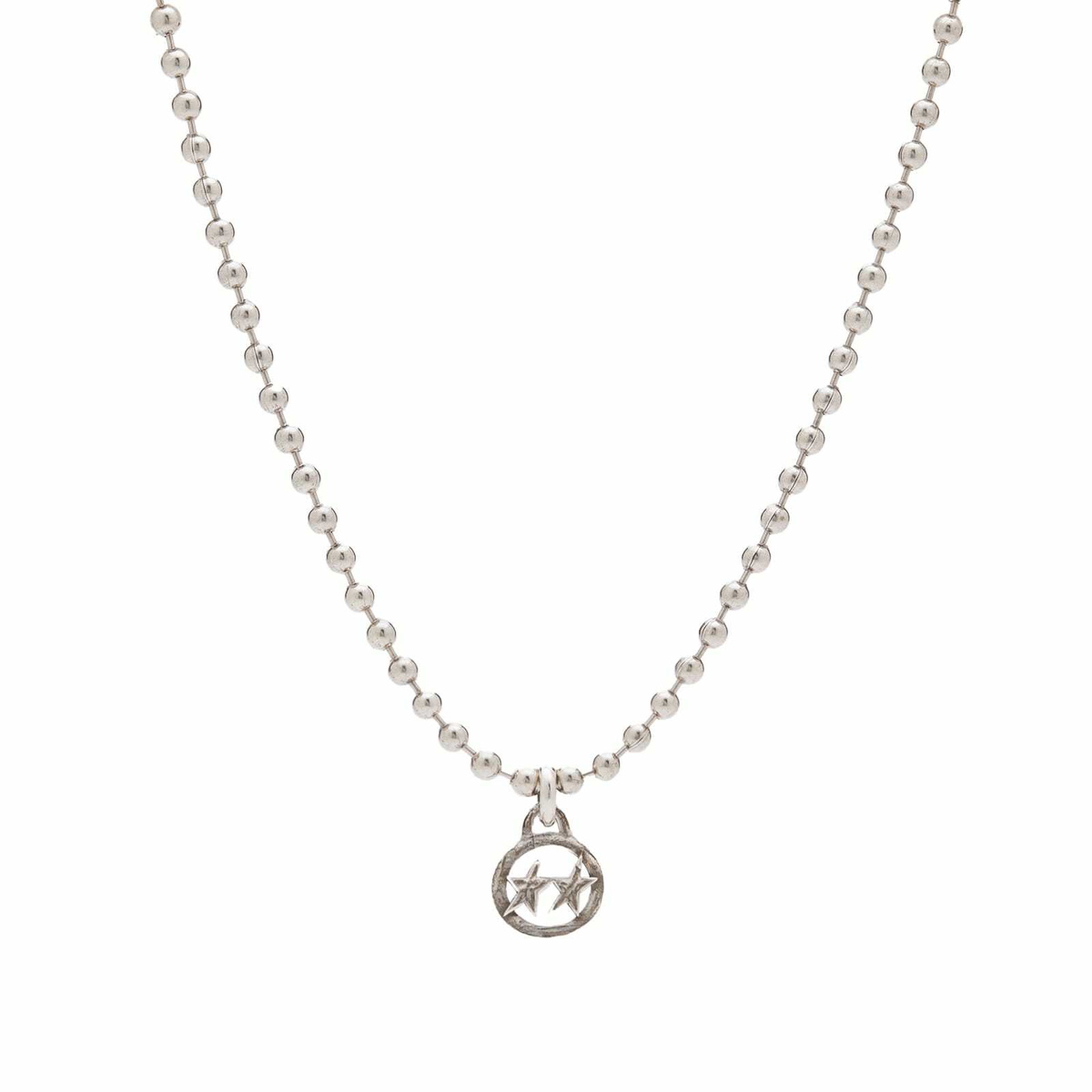 TwoJeys Men's Icon Ball Necklace #1 in Silver TwoJeys