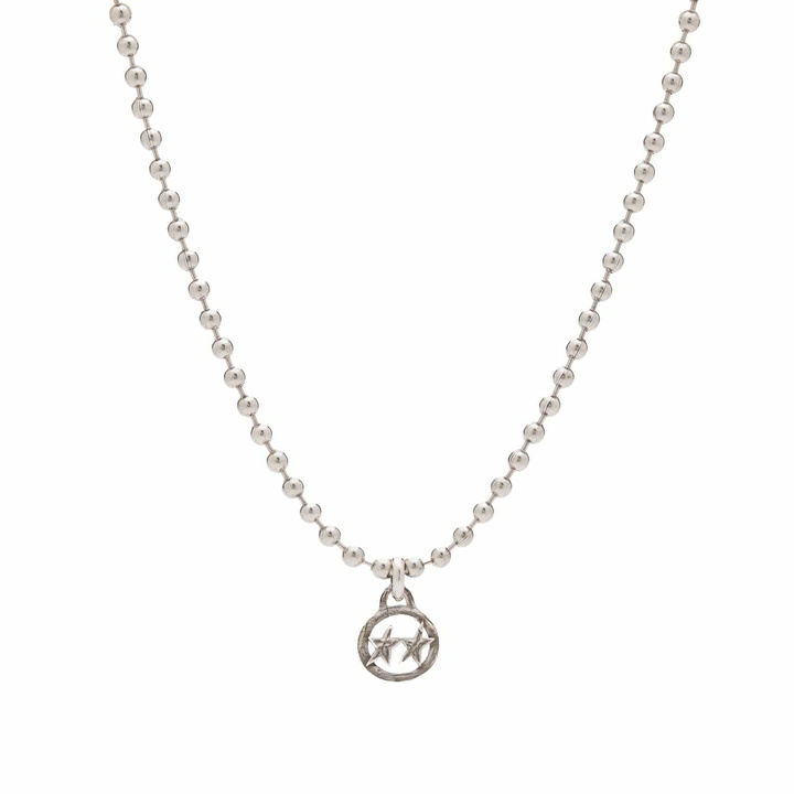 Photo: TwoJeys Men's Icon Ball Necklace #1 in Silver 