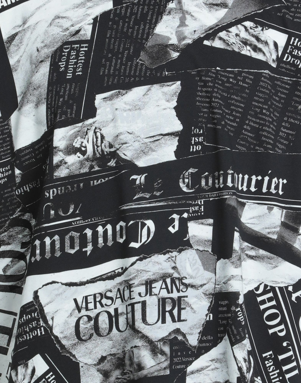 Versace Jeans Couture Mens T-shirt in Black