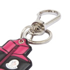 Moncler Women's Gilet Vest Key Ring in Pink