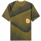 Objects IV Life Men's Waffle T-Shirt in Olive Spray
