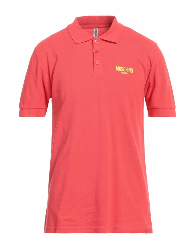 Photo: Moschino Swim Mens Polo shirt Coral