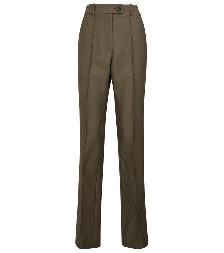 Photo: Peter Do - Wool-blend straight pants