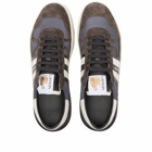 Lanvin Men's Clay Court Sneakers in Anthracite Grey/ Milk